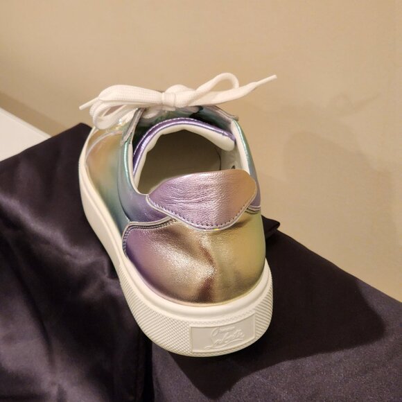Excellent EU39 CHRISTIAN LOUBOUTIN Sneakers Vieirissima Iridescent - Picture 6 of 16